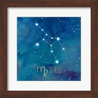 Framed Star Sign Virgo