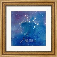 Framed Star Sign Sagitarius