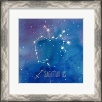 Framed Star Sign Sagitarius