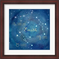 Framed Star Sign Earth