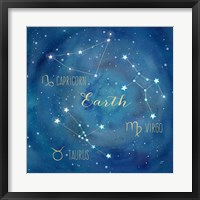 Framed Star Sign Earth