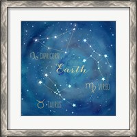 Framed Star Sign Earth