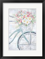 Framed Bike with Flower Basket