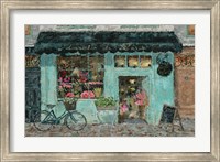 Framed Parisian Flower Shop