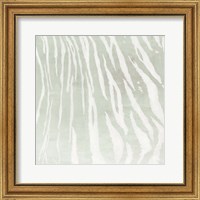 Framed Soft Animal Prints Gray Tiger