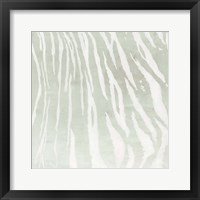 Soft Animal Prints Gray Tiger Framed Print