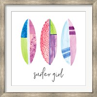 Framed Sports Girl Surfer