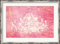 Framed Pink Chandelier