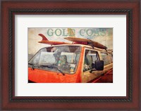 Framed Gold Coast Surf Bus