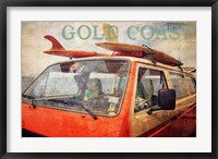 Framed Gold Coast Surf Bus