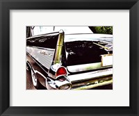 Framed Chevy Tail Fin