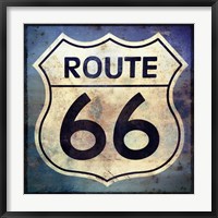 Framed Route 66 Sign