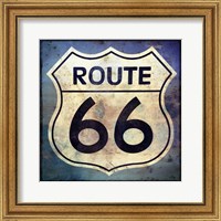 Framed Route 66 Sign