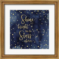 Framed Oh My Stars III Shine Bright