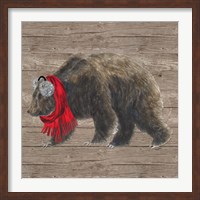 Framed Warm in the Wilderness Bear