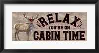 Framed Warm in the Wilderness Relax Sign