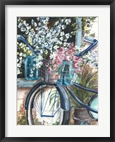 Framed Vintage Bike and Mason Jar