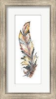 Framed Tribal Feather Single I