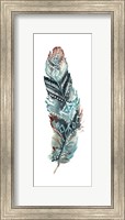 Framed Tribal Feather Single II