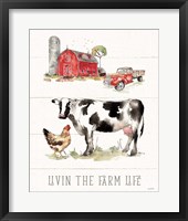 Country Life III Framed Print
