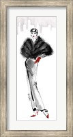 Framed Fifties Fashion I Red Gloves
