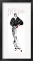 Fifties Fashion I Red Gloves Framed Print