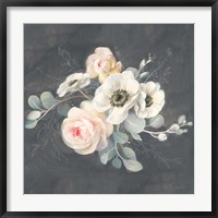 Framed Roses and Anemones Square