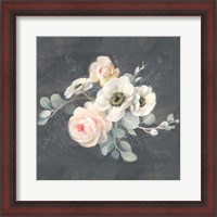 Framed Roses and Anemones Square