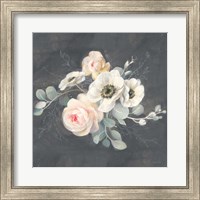 Framed Roses and Anemones Square