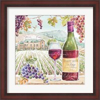 Framed Wine Country IV