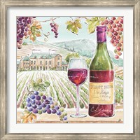 Framed Wine Country IV