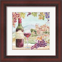 Framed Wine Country III