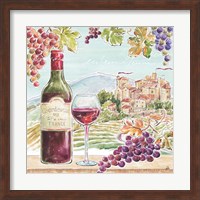 Framed Wine Country III