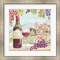 Framed Wine Country III