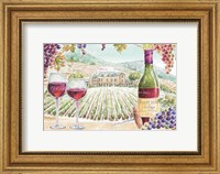 Framed Wine Country I