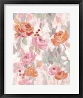 Framed 'Pastel Brocade I' border=