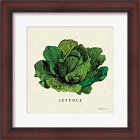 Framed Linen Vegetable II v2