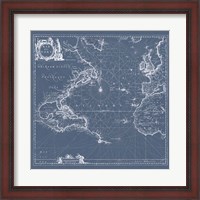 Framed Mar del Nort Blueprint