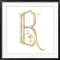 Framed French Sewing Letter B