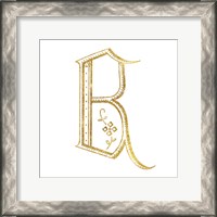 Framed French Sewing Letter B