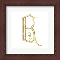 Framed French Sewing Letter B