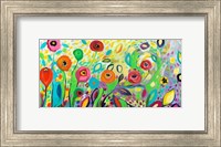 Framed Flower Garden Jazz