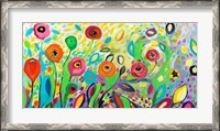 Framed Flower Garden Jazz