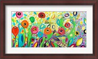 Framed Flower Garden Jazz