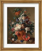 Framed Jan van Huysum, Vase of Flowers