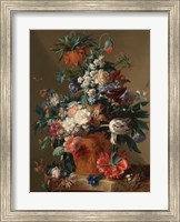 Framed Jan van Huysum, Vase of Flowers