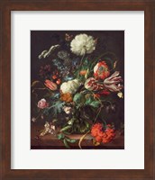 Framed Jan Davidsz de Heem, Vase of Flowers