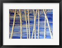 Framed Winter Birch