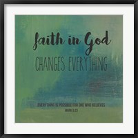 Framed Faith in God