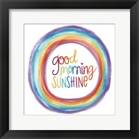 Framed Good Morning Sunshine